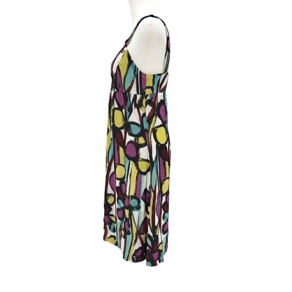 Anthropologie Tabitha Dress Sz 0 Abstract Floral Lined Boho Pockets Purple NEW - Picture 6 of 12